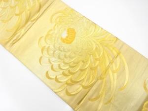 アンティーク　乱菊模様織り出し袋帯（材料）